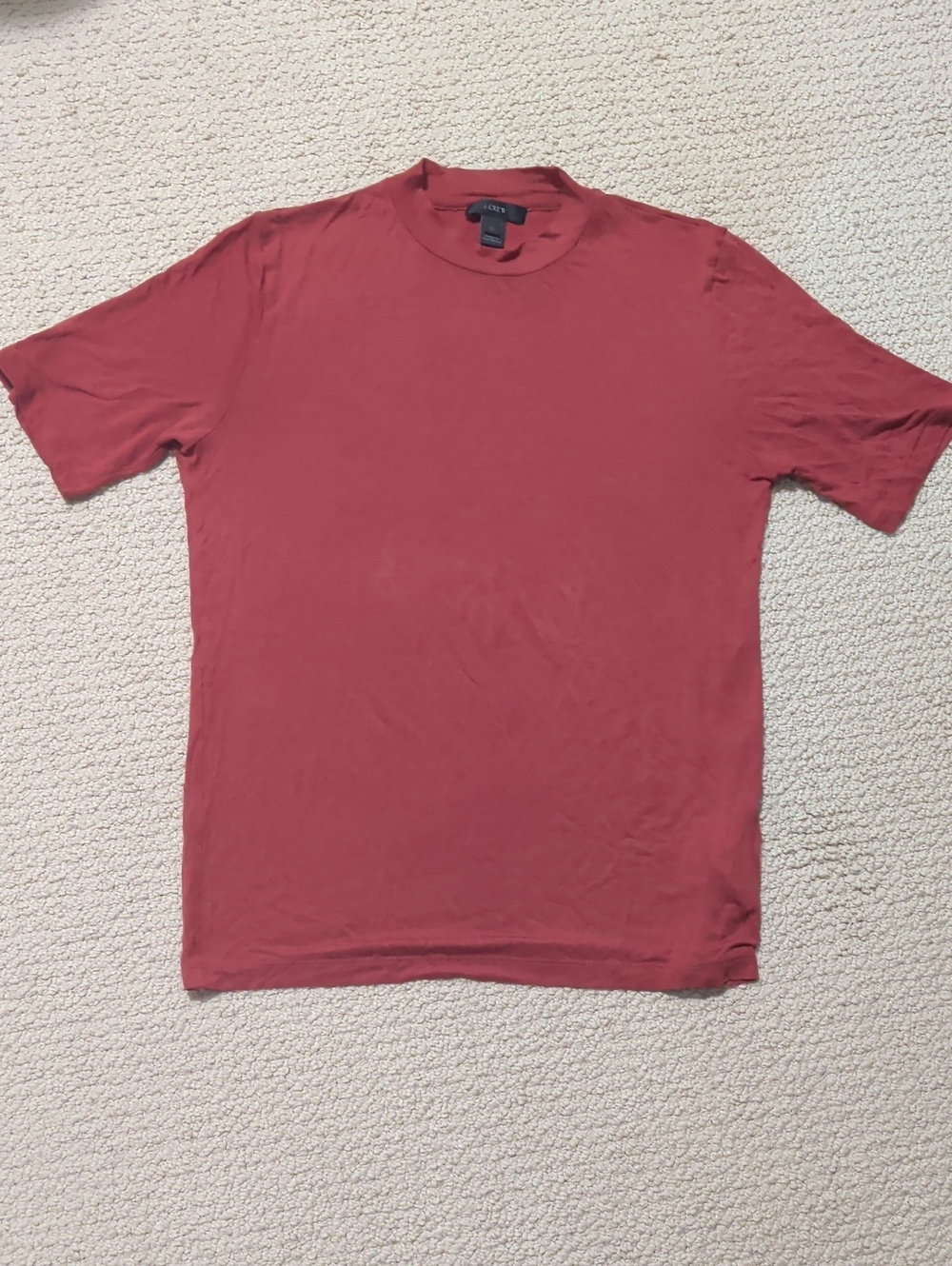J. Crew Short Sleeve Crewneck T-Shirt - Brick Red
